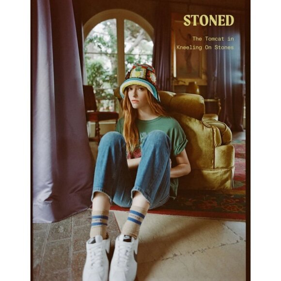 💕MOTHER SUPERIOR💕 The Tomcat Jeans ~ Kneeling On Stones Button Fly 25 NWT - Picture 3 of 16